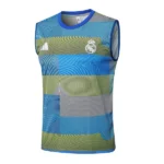 Camiseta Sin Mangas Real Madrid 2025 2026 Azul Amarillo