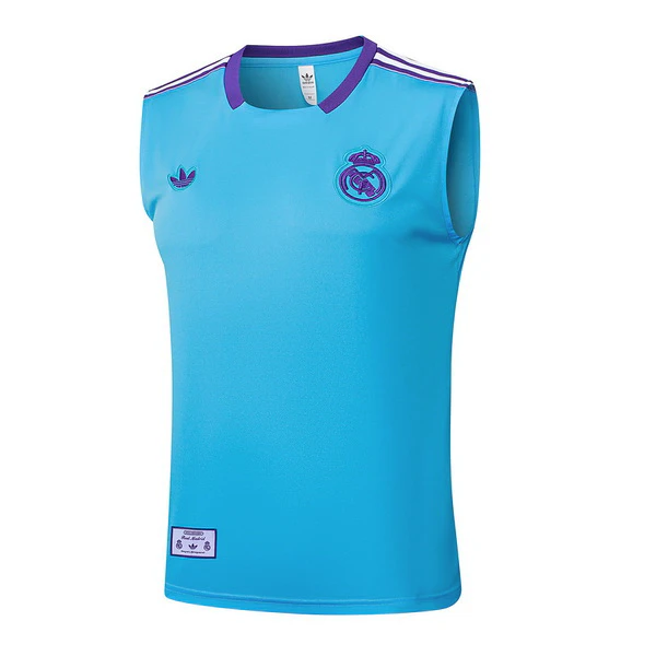 Camiseta Sin Mangas Real Madrid 2025 2026 Azul Purpura Real Madrid Camiseta 2025 2026 Azul - Camiseta Real Madrid | tiendasdefutboles