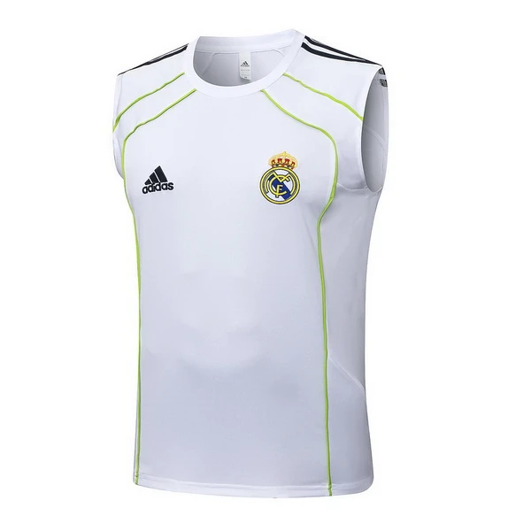 Camiseta Sin Mangas Real Madrid 2025 2026 Blanco Verde Real Madrid Camiseta 2025 2026 Blanca - Camiseta Real Madrid | tiendasdefutboles