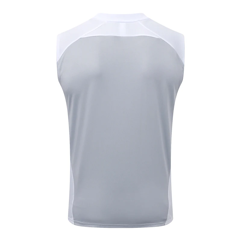 Camiseta Sin Mangas Real Madrid 2025 2026 Gris Blanco Real Madrid Camiseta 2025 2026 Gris - Camiseta Real Madrid | tiendasdefutboles