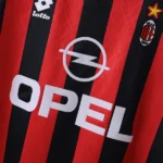 Casa Camiseta AC Milan Retro 1995 1996 Rojo