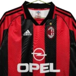 Casa Camiseta AC Milan Retro 1998 1999 Rojo