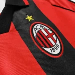 Casa Camiseta AC Milan Retro 1998 1999 Rojo