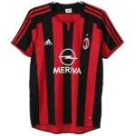 Casa Camiseta AC Milan Retro 2003 2004 Rojo