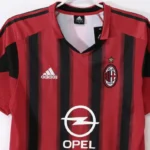 Casa Camiseta AC Milan Retro 2004 2005 Rojo