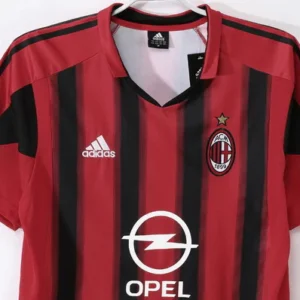 AC Milan Camiseta 2004 2005 Casa Roja - Camiseta Ac Milan | tiendasdefutboles