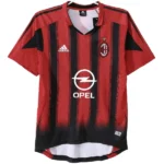AC Milan Camiseta 2004 2005 Casa Roja - Camiseta Ac Milan | tiendasdefutboles