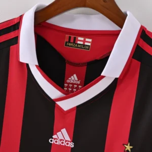 AC Milan Camiseta 2009 2010 Casa Roja - Camiseta Ac Milan | tiendasdefutboles