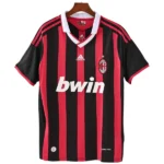 Casa Camiseta AC Milan Retro 2009 2010 Rojo