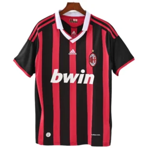 AC Milan Camiseta 2009 2010 Casa Roja - Camiseta Ac Milan | tiendasdefutboles