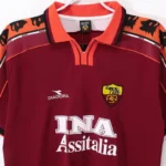 Casa Camiseta As Roma Retro 1998 1999 Rojo