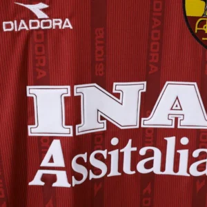 AS Roma Camiseta 2000 Casa Roja - Camiseta As Roma | tiendasdefutboles