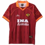 Casa Camiseta As Roma Retro 1999 2000 Rojo