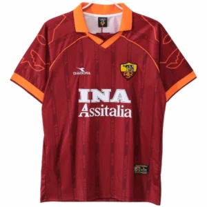 AS Roma Camiseta 2000 Casa Roja - Camiseta As Roma | tiendasdefutboles