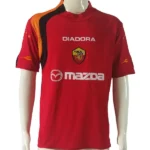 Casa Camiseta As Roma Retro 2004 2005 Rojo