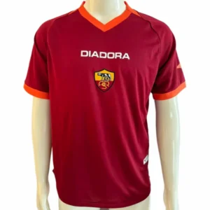 AS Roma Camiseta 2006 2007 Casa Roja - Camiseta As Roma | tiendasdefutboles