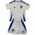 Leeds United Niños Conjunto 2024 2025 Casa Blanco - Tuta Leeds United Niños | tiendasdefutboles