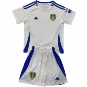 Leeds United Niños Conjunto 2024 2025 Casa Blanco - Tuta Leeds United Niños | tiendasdefutboles