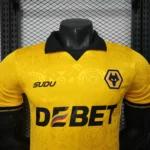 Casa Camiseta Jugadores Wolves 2025 2026 Amarillo