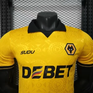 Wolves FC Camiseta Edición Jugadores 2025 2026 Casa Amarilla | tiendasdefutboles