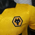 Casa Camiseta Jugadores Wolves 2025 2026 Amarillo