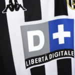 Casa Camiseta Juventus Retro 1999 2000 Negro Blanco
