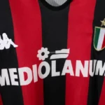 Casa Camiseta Manga Larga AC Milan Retro 1988 1989 Rojo