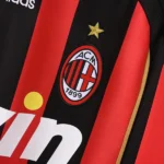 Casa Camiseta Manga Larga AC Milan Retro 2006 2007 Rojo