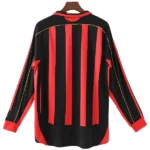 Casa Camiseta Manga Larga AC Milan Retro 2006 2007 Rojo