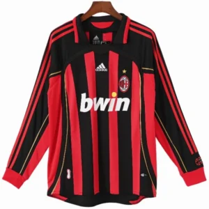 AC Milan Camiseta 2006 2007 Casa Roja - Camiseta Ac Milan | tiendasdefutboles