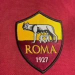 Casa Camiseta Manga Larga As Roma Retro 2017 2018 Rojo