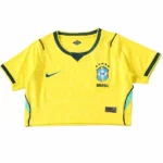 Casa Camiseta Mujer Brasil 2026 Amarillo