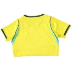 Casa Camiseta Mujer Brasil 2026 Amarillo