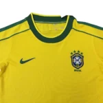 Casa Camiseta Mujer Brasil Retro 1998 Amarillo