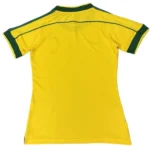 Casa Camiseta Mujer Brasil Retro 1998 Amarillo