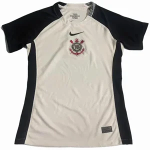 Corinthians Paulista Mujer Camiseta 2025 2026 Casa Blanca - Camisetas De Futbol Personalizadas | tiendasdefutboles