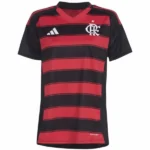 Casa Camiseta Mujer Flamengo 2025 2026 Rojo Negro