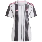 Casa Camiseta Mujer Juventus 2025 2026 Negro Blanco