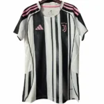 Casa Camiseta Mujer Juventus 2025 2026 Negro Blanco
