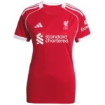 Casa Camiseta Mujer Liverpool 2025 2026 Rojo