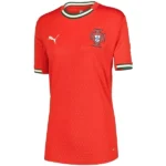 Casa Camiseta Mujer Portugal 2025 Rojo