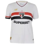 Casa Camiseta Mujer São Paulo 2025 2026 Blanco
