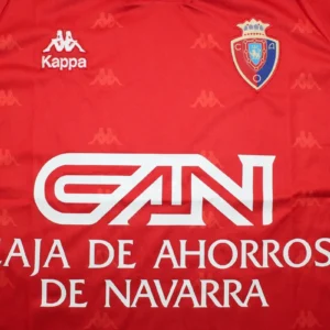 CA Osasuna Camiseta Casa Roja - Camisetas De Futbol Retro | tiendasdefutboles