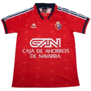 CA Osasuna Camiseta Casa Roja - Camisetas De Futbol Retro | tiendasdefutboles