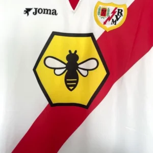 Rayo Vallecano de Madrid Camiseta 2001 2002 Casa Blanca - Camiseta Rayo Vallecano De Madrid | tiendasdefutboles