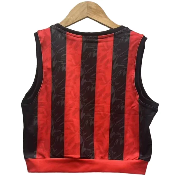 Casa Camiseta Sin Mangas Mujer AC Milan 2025 2026 Rojo AC Milan Mujer Camiseta 2025 2026 Casa Roja - Camiseta Ac Milan Mujer | tiendasdefutboles