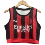 Casa Camiseta Sin Mangas Mujer AC Milan 2025 2026 Rojo