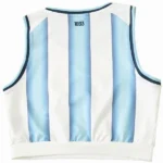 Casa Camiseta Sin Mangas Mujer Argentina 2026 Azul I Blanco