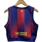 Casa Camiseta Sin Mangas Mujer Barcelona 2025 2026 Rojo