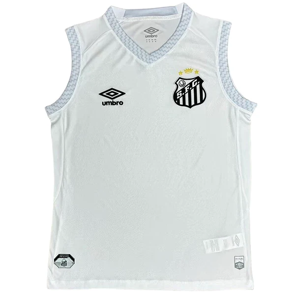 Casa Camiseta Sin Mangas Santos 2025 2026 Blanco Santos FC Camiseta 2025 2026 Casa Blanca - Camiseta Santos Fc | tiendasdefutboles